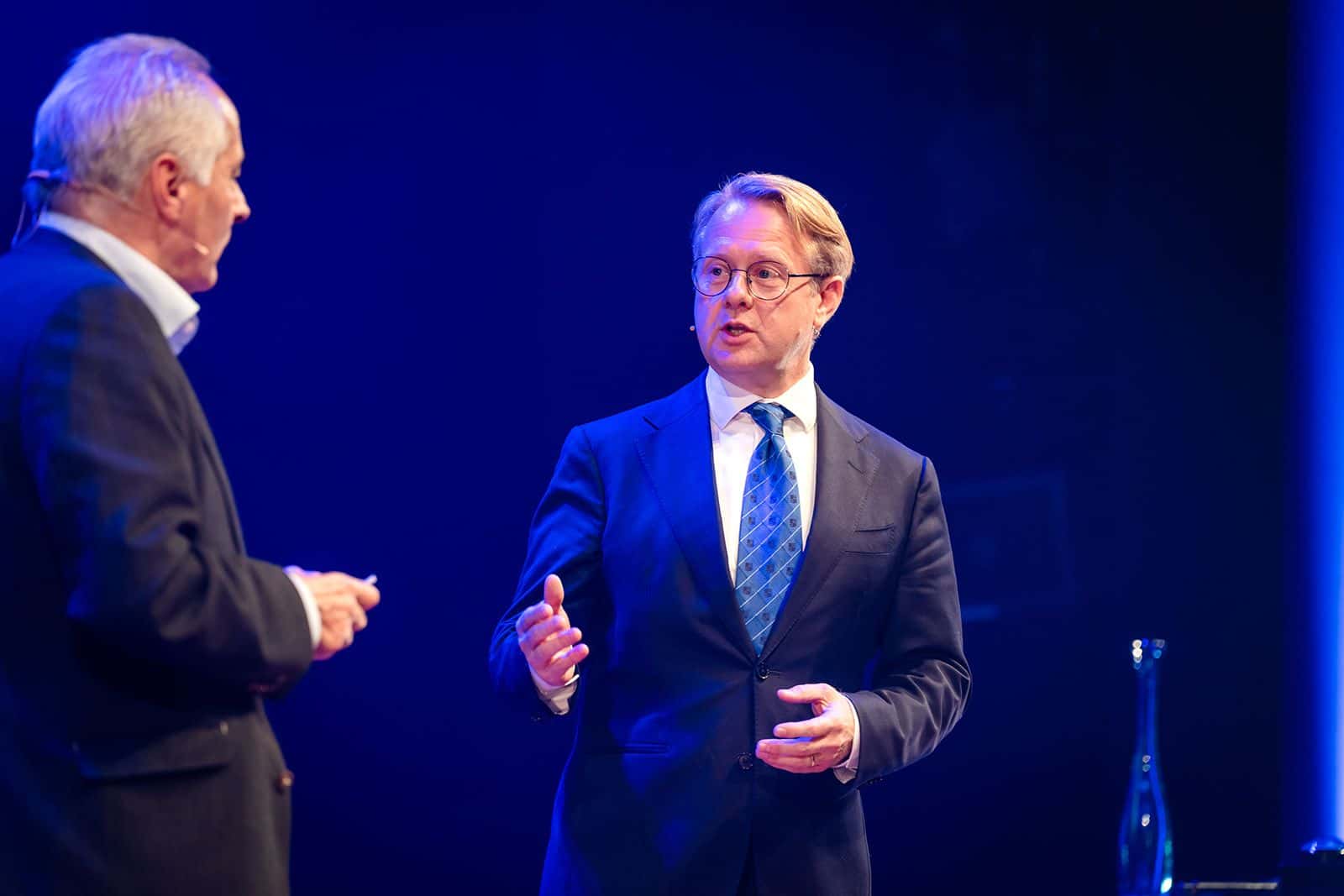 Tom van 't Hek and minister Robert Tieman